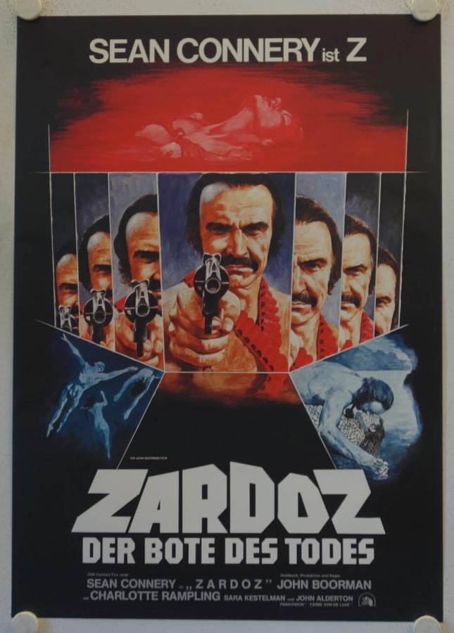 Zardoz originales deutsches Filmplakat